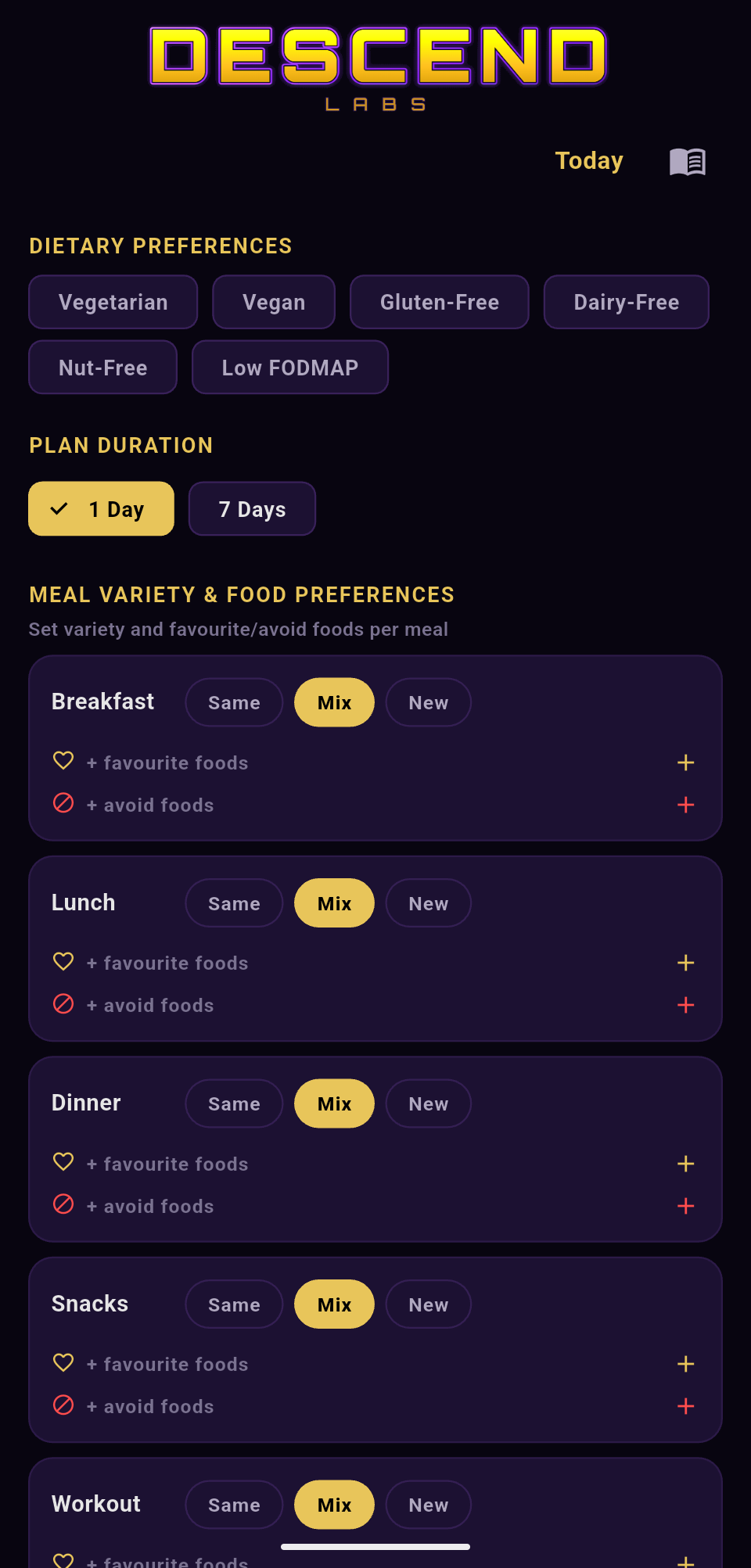 AI Meal Generator